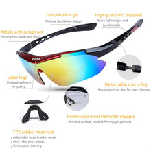 Load image into Gallery viewer, 13pcs/set Polarized Cycling Sun Glasses Bike Bicycle Eyewear Men Women Outdoor Sport MTB Sunglasses Goggles 5 Lens