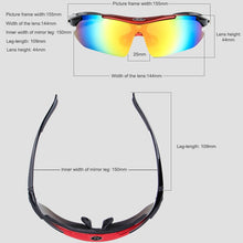 Load image into Gallery viewer, 13pcs/set Polarized Cycling Sun Glasses Bike Bicycle Eyewear Men Women Outdoor Sport MTB Sunglasses Goggles 5 Lens
