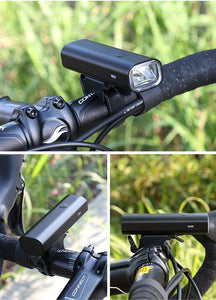 2000mAh Flashlight For Bicycle USB Rechargeable Bike Light Headlamp For MTB Road Cycling Handlebar Front Lamp Lights 400Lumen