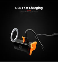 Load image into Gallery viewer, USB Charge Flashlight  For Bicycle Light 7 Styles Led Bike Flash Taillight Cycling Night Warning Lights Cyling Lamp
