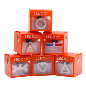 USB Charge Flashlight  For Bicycle Light 7 Styles Led Bike Flash Taillight Cycling Night Warning Lights Cyling Lamp