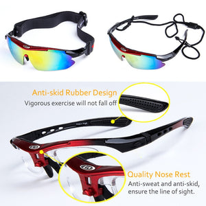 13pcs/set Polarized Cycling Sun Glasses Bike Bicycle Eyewear Men Women Outdoor Sport MTB Sunglasses Goggles 5 Lens