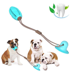 Pet Dog Toys Silicon Suction Cup