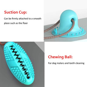 Pet Dog Toys Silicon Suction Cup