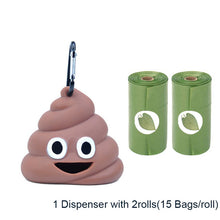 Load image into Gallery viewer, Dog Poop Bag Dispenser Funny Shape Holder Storage Box Waste Bag Deispenser Fits For Pet Leash Poop Bags SET
