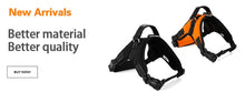 Load image into Gallery viewer, Nylon Heavy Duty Dog Pet Harness Collar Adjustable Padded Extra Big Large Medium Small Dog Harnesses vest Husky Dogs Supplies
